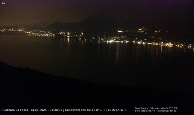 Webcam Le Fasse (San Zeno), Blick über den Gardasee