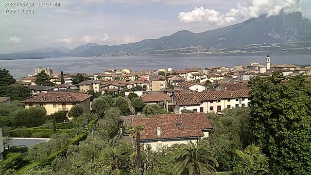 Webcam Torri del Benaco, Blick nach Maderno