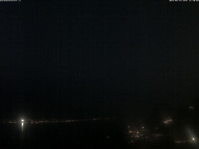 Webcam Tremosine, Blick über den Gardasee